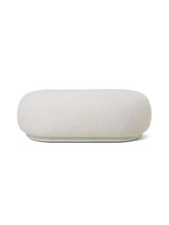 ferm LIVING - Rico Ottoman - Off-White (Bouclé) - indoor