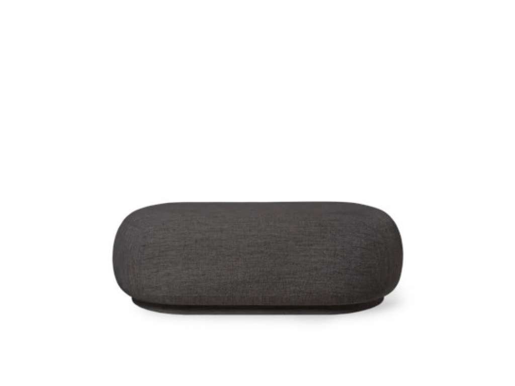 ferm LIVING - Rico Ottoman - warmes grau (Bouclé) - indoor