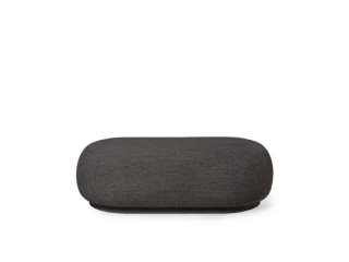 ferm LIVING - Rico Ottoman - warmes grau (Bouclé) - indoor