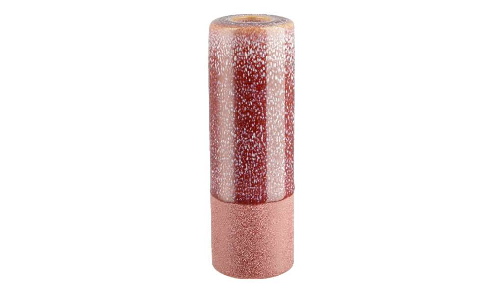 Kerzenhalter ¦ rosa/pink ¦ Steingut ¦ Maße (cm): B: 5 H: 15,5 T: 5 Dekoration > Kerzen & Lichter > Kerzenständer - Höffner