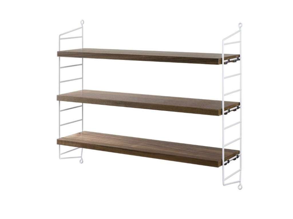 String - String Pocket Regal - walnut/ white - indoor