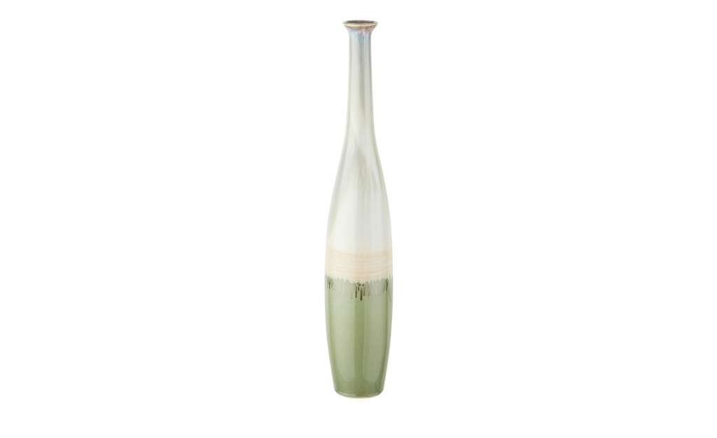Deko Vase ¦ grün ¦ Steingut ¦ Maße (cm): H: 101,5 Ø: 18.6 Dekoration > Vasen - Höffner