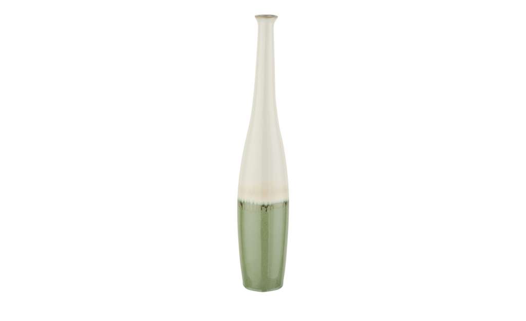 Deko Vase ¦ grün ¦ Steingut ¦ Maße (cm): H: 79,3 Ø: 15 Dekoration > Vasen - Höffner