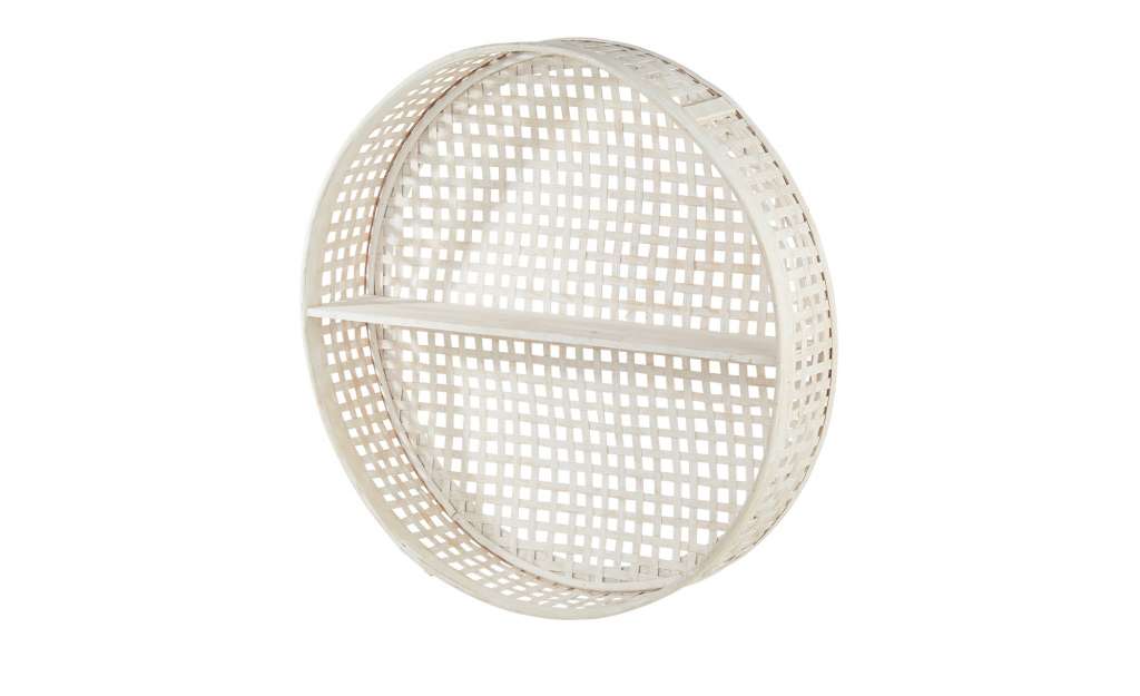 Wandregal ¦ weiß ¦ Maße (cm): H: 11 Ø: 57 Regale > Bücherregale - Höffner