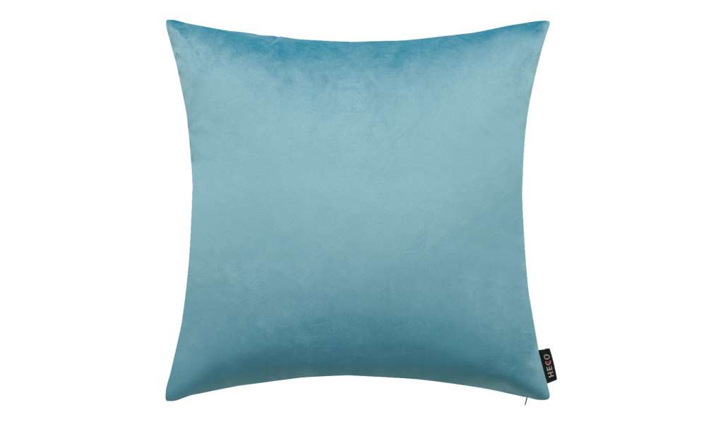 Wendekissen  Fluffy ¦ türkis/petrol ¦ 100% Federfüllung, Velour ¦ Maße (cm): B: 45 Heimtextilien > Kissen > Dekokissen - Höffner