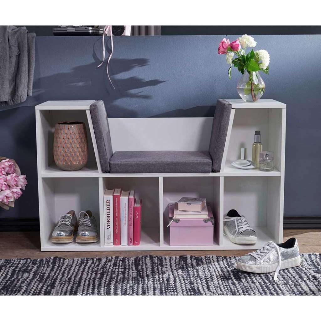 Design Regal in Weiß 30 cm tief