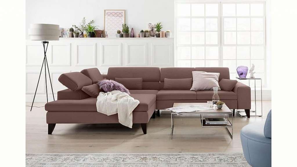 GALLERY M Ecksofa »Felicia«, mit Holzfuß, wahlweise mit manuellem oder motorischem Sitzvorzug