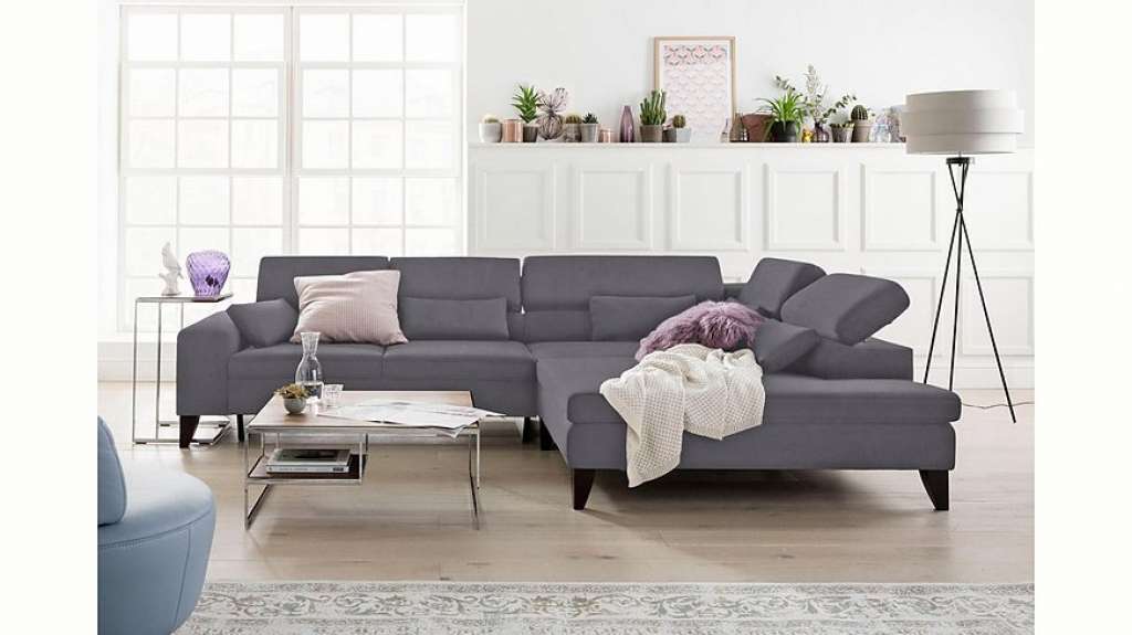 GALLERY M Ecksofa »Felicia«, mit Holzfuß, wahlweise mit manuellem oder motorischem Sitzvorzug