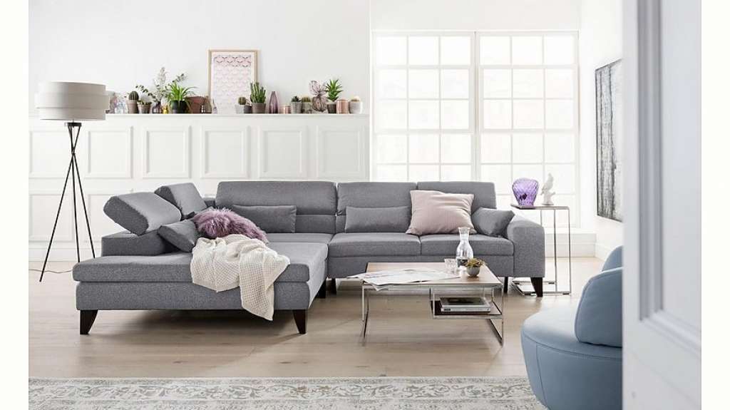 GALLERY M Ecksofa »Felicia«, mit Holzfuß, wahlweise mit manuellem oder motorischem Sitzvorzug