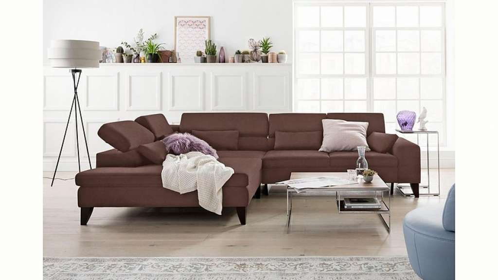 GALLERY M Ecksofa »Felicia«, mit Holzfuß, wahlweise mit manuellem oder motorischem Sitzvorzug