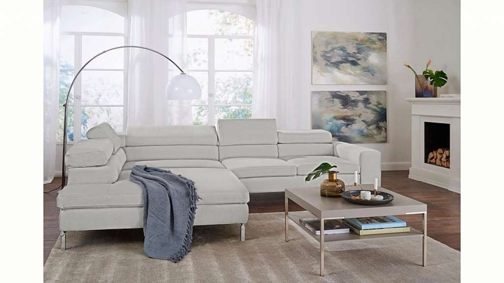 GALLERY M Ecksofa »Felicia«, mit Metallfuß, wahlweise mit manuellem oder motorischem Sitzvorzug