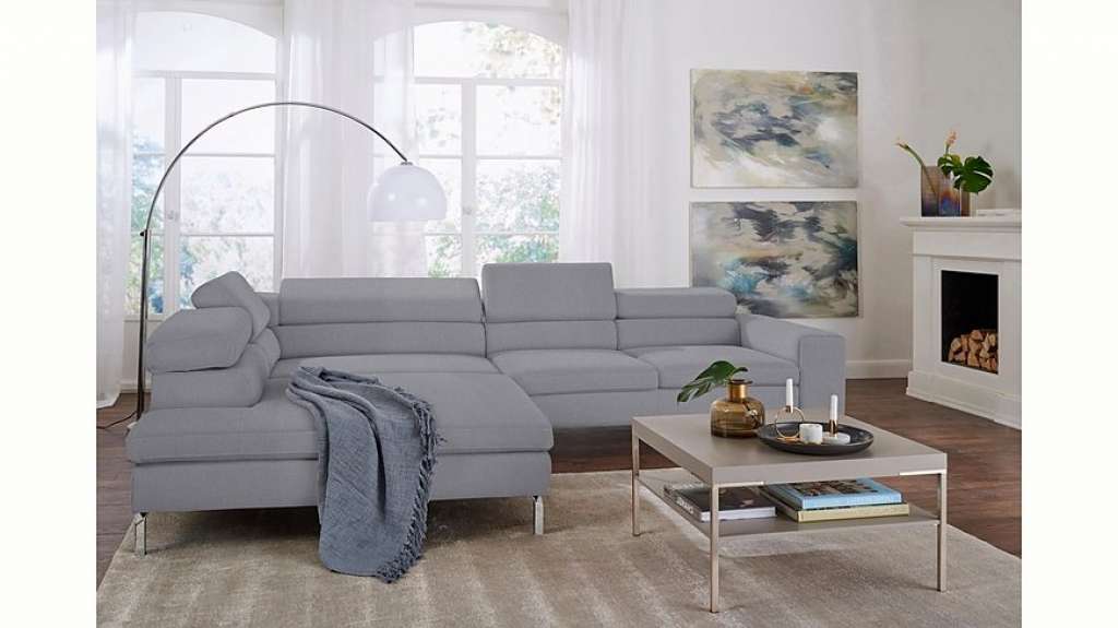 GALLERY M Ecksofa »Felicia«, mit Metallfuß, wahlweise mit manuellem oder motorischem Sitzvorzug