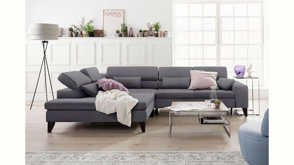 GALLERY M Ecksofa »Felicia«, mit Holzfuß, wahlweise mit manuellem oder motorischem Sitzvorzug