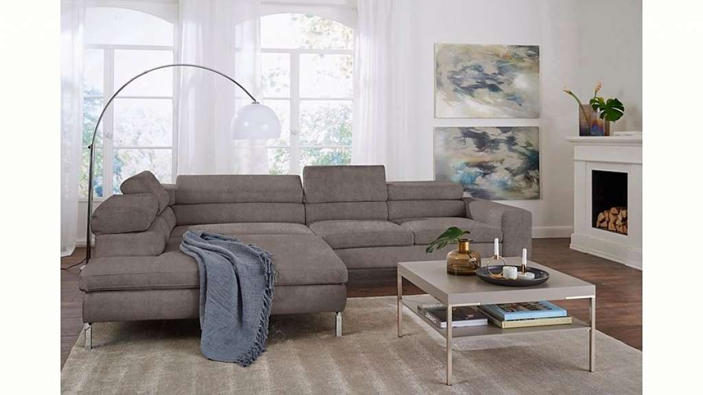 GALLERY M Ecksofa »Felicia«, mit Metallfuß, wahlweise mit manuellem oder motorischem Sitzvorzug