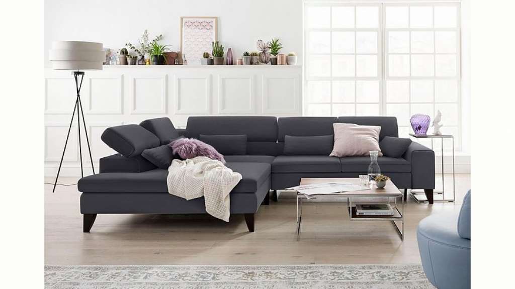 GALLERY M Ecksofa »Felicia«, mit Holzfuß, wahlweise mit manuellem oder motorischem Sitzvorzug