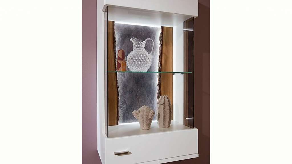 set one by Musterring Vitrine »TACOMA« Typ 21/22, Höhe 126,4 cm, mit getönter Glastür