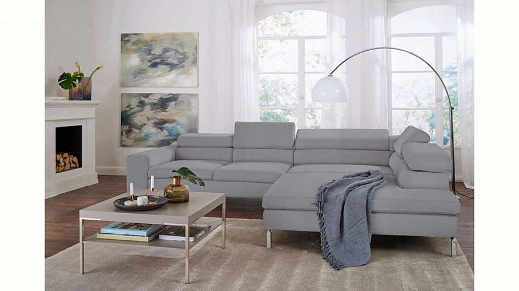 GALLERY M Ecksofa »Felicia«, mit Metallfuß, wahlweise mit manuellem oder motorischem Sitzvorzug