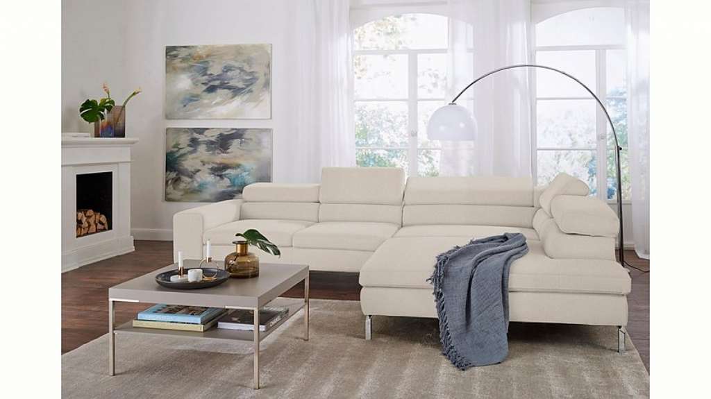 GALLERY M Ecksofa »Felicia«, mit Metallfuß, wahlweise mit manuellem oder motorischem Sitzvorzug