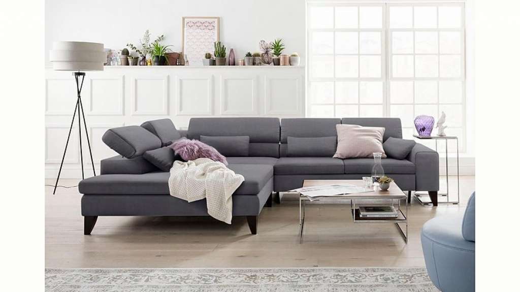 GALLERY M Ecksofa »Felicia«, mit Holzfuß, wahlweise mit manuellem oder motorischem Sitzvorzug