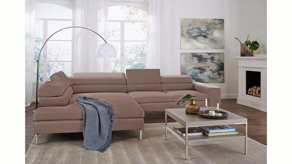 GALLERY M Ecksofa »Felicia«, mit Metallfuß, wahlweise mit manuellem oder motorischem Sitzvorzug