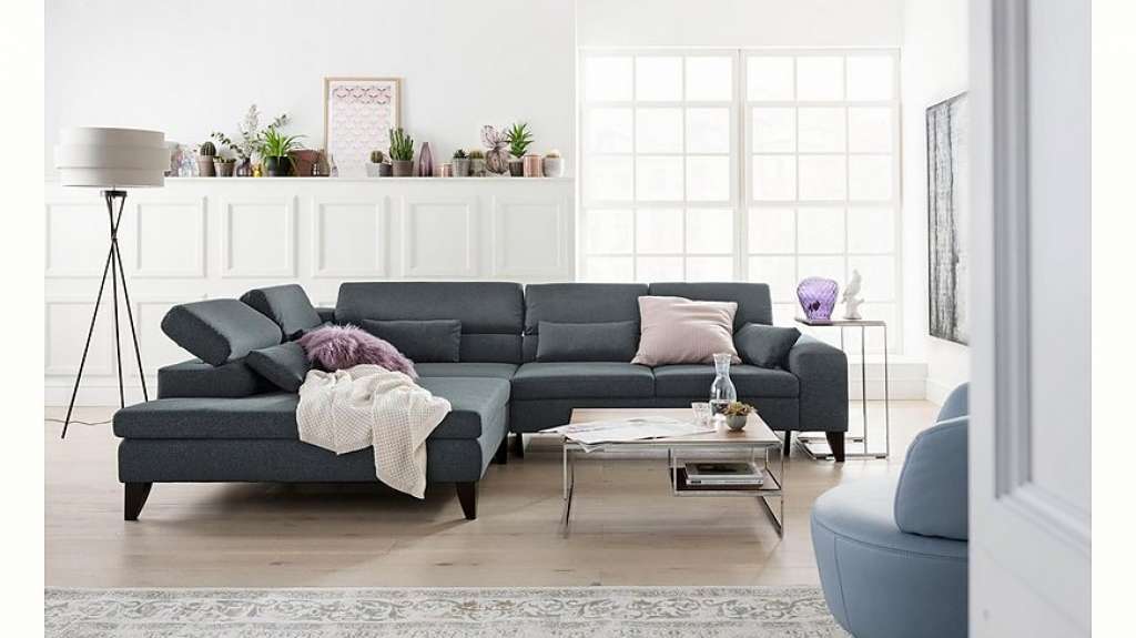 GALLERY M Ecksofa »Felicia«, mit Holzfuß, wahlweise mit manuellem oder motorischem Sitzvorzug