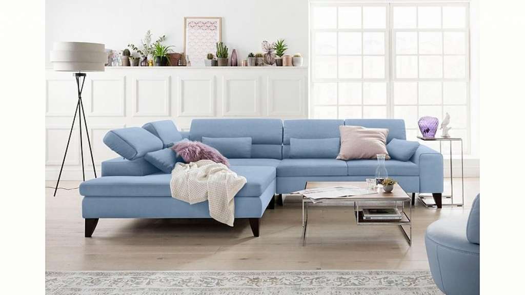 GALLERY M Ecksofa »Felicia«, mit Holzfuß, wahlweise mit manuellem oder motorischem Sitzvorzug