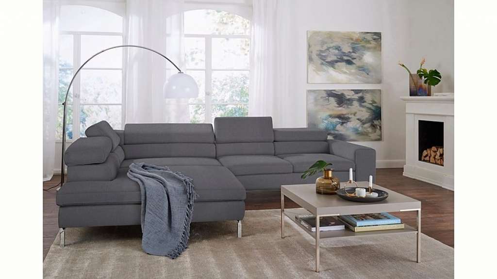 GALLERY M Ecksofa »Felicia«, mit Metallfuß, wahlweise mit manuellem oder motorischem Sitzvorzug