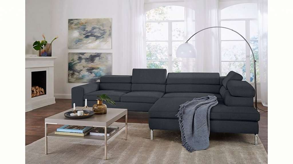 GALLERY M Ecksofa »Felicia«, mit Metallfuß, wahlweise mit manuellem oder motorischem Sitzvorzug