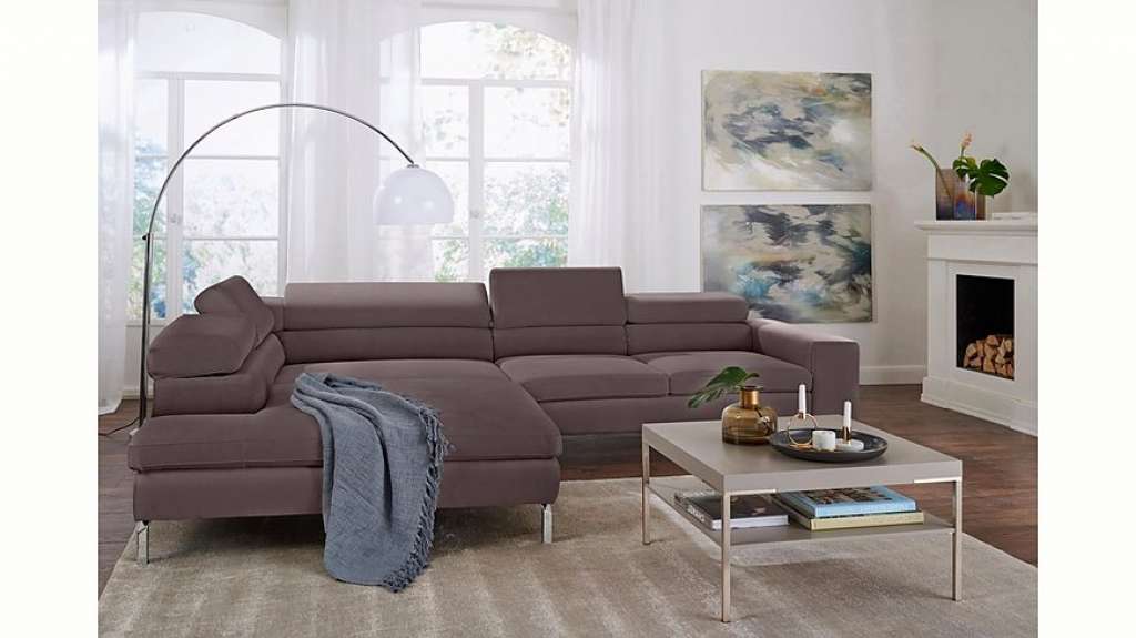 GALLERY M Ecksofa »Felicia«, mit Metallfuß, wahlweise mit manuellem oder motorischem Sitzvorzug