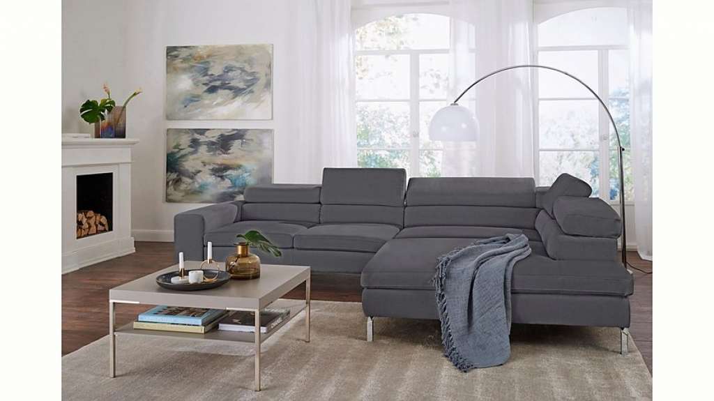 GALLERY M Ecksofa »Felicia«, mit Metallfuß, wahlweise mit manuellem oder motorischem Sitzvorzug