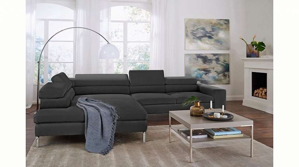 GALLERY M Ecksofa »Felicia«, mit Metallfuß, wahlweise mit manuellem oder motorischem Sitzvorzug