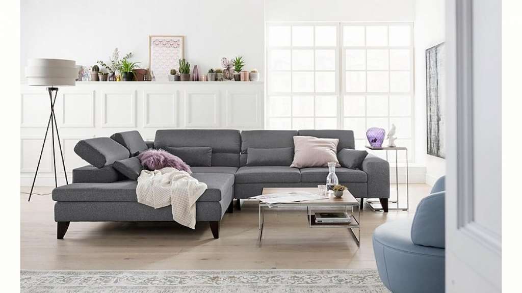 GALLERY M Ecksofa »Felicia«, mit Holzfuß, wahlweise mit manuellem oder motorischem Sitzvorzug