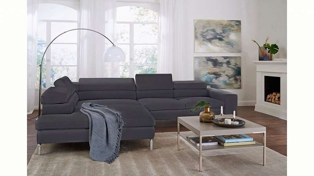 GALLERY M Ecksofa »Felicia«, mit Metallfuß, wahlweise mit manuellem oder motorischem Sitzvorzug