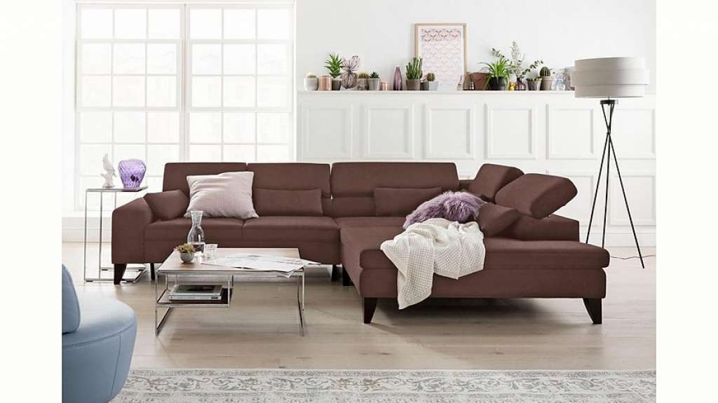 GALLERY M Ecksofa »Felicia«, mit Holzfuß, wahlweise mit manuellem oder motorischem Sitzvorzug