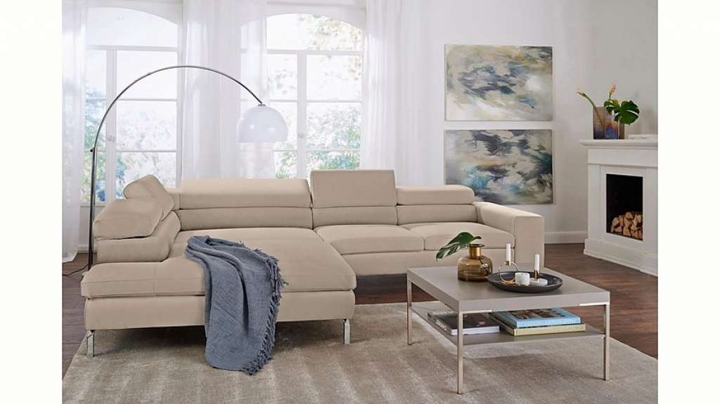 GALLERY M Ecksofa »Felicia«, mit Metallfuß, wahlweise mit manuellem oder motorischem Sitzvorzug