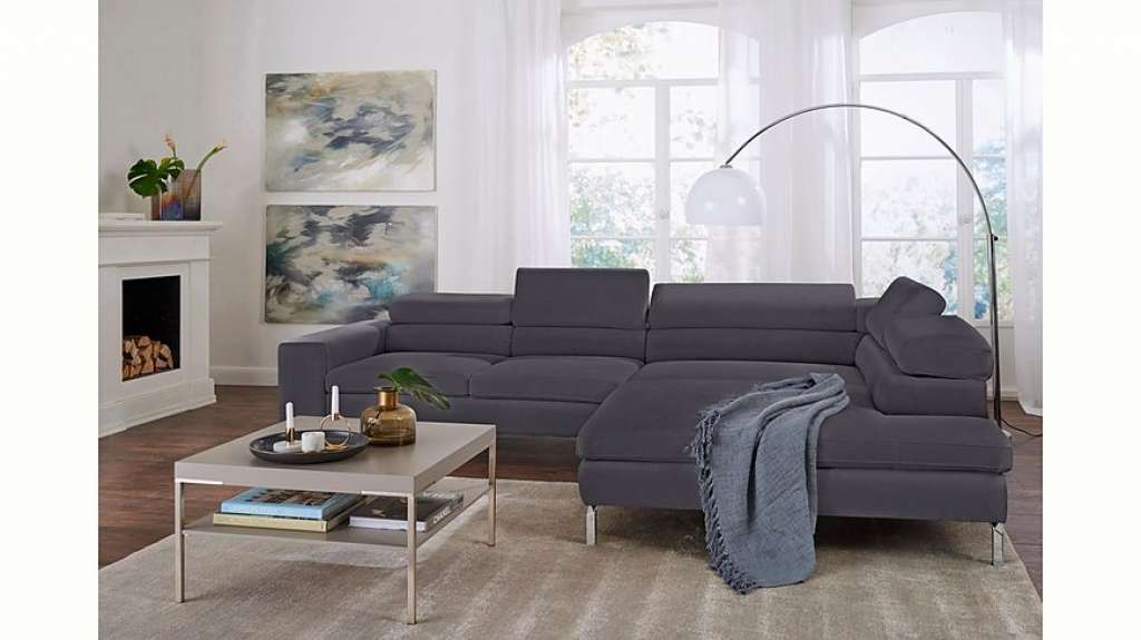 GALLERY M Ecksofa »Felicia«, mit Metallfuß, wahlweise mit manuellem oder motorischem Sitzvorzug