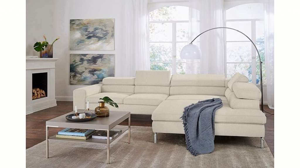 GALLERY M Ecksofa »Felicia«, mit Metallfuß, wahlweise mit manuellem oder motorischem Sitzvorzug