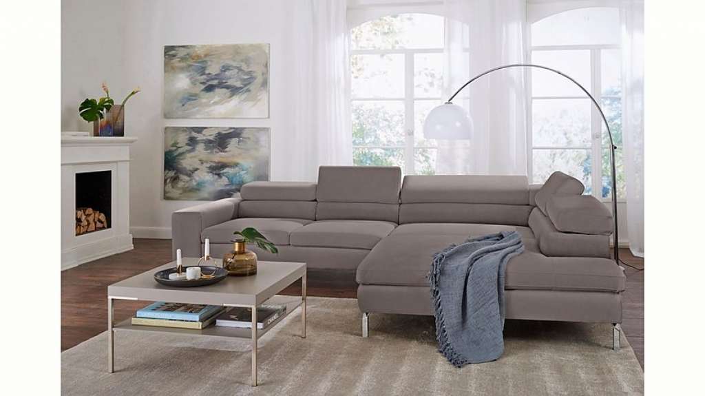 GALLERY M Ecksofa »Felicia«, mit Metallfuß, wahlweise mit manuellem oder motorischem Sitzvorzug