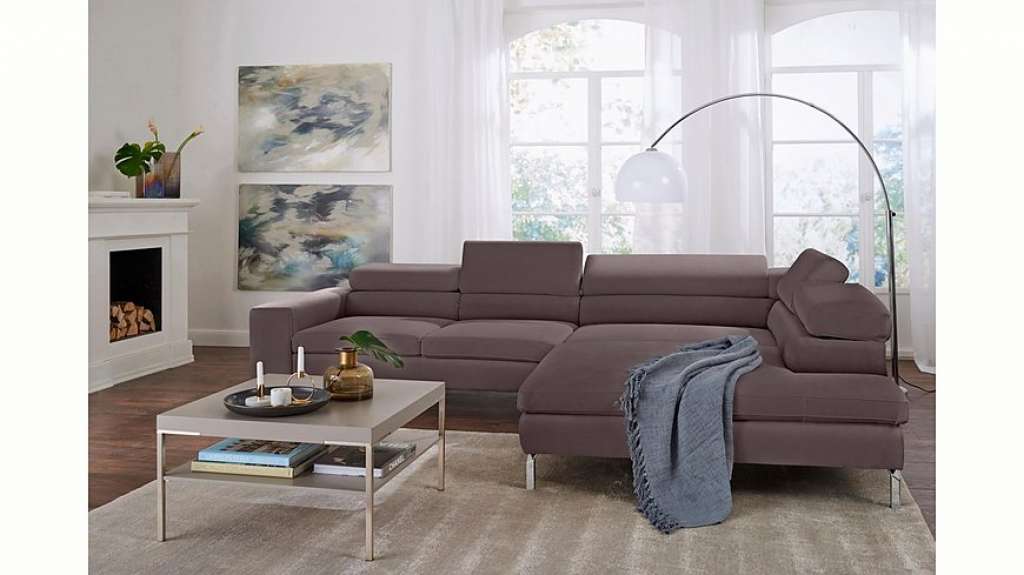 GALLERY M Ecksofa »Felicia«, mit Metallfuß, wahlweise mit manuellem oder motorischem Sitzvorzug