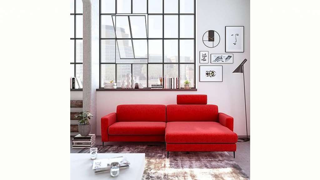 GALLERY M Ecksofa »Dina«, inklusive einer Multifunktionskopfstütze