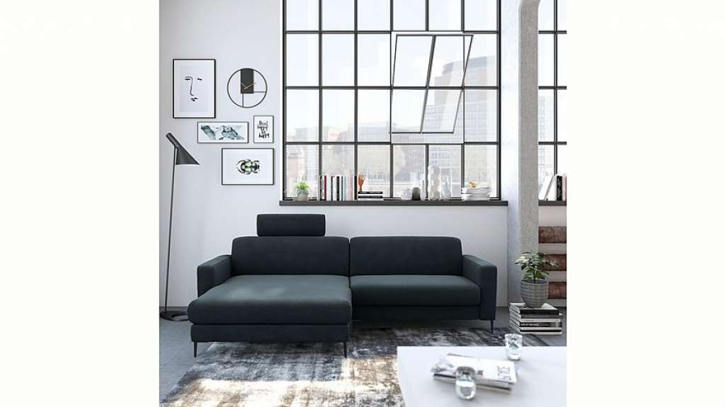 GALLERY M Ecksofa »Dina«, inklusive einer Multifunktionskopfstütze