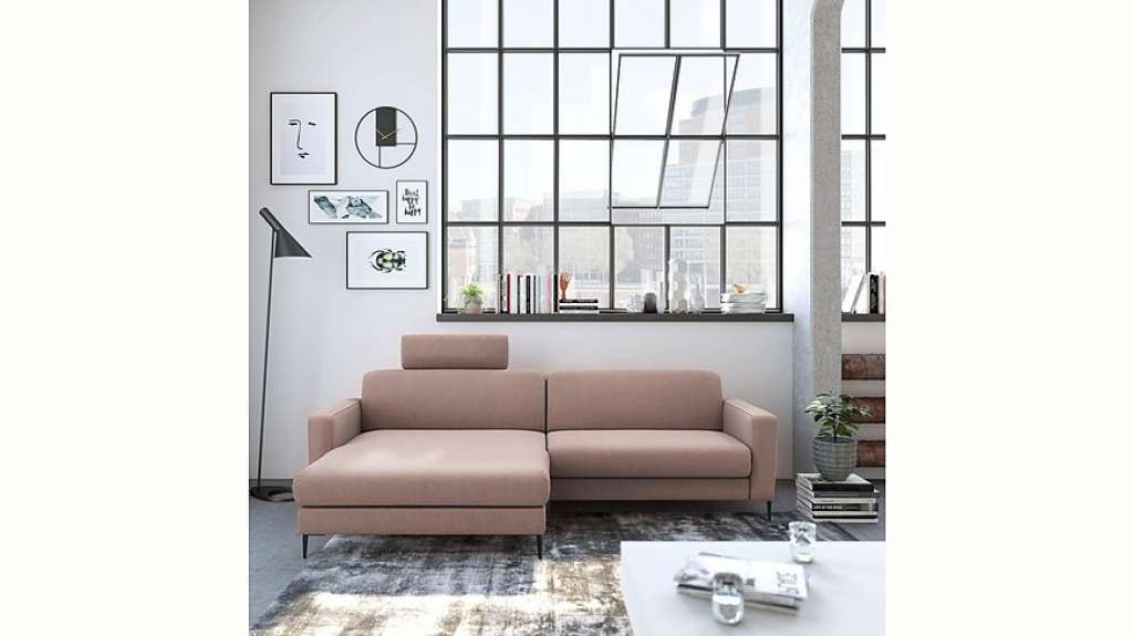 GALLERY M Ecksofa »Dina«, inklusive einer Multifunktionskopfstütze