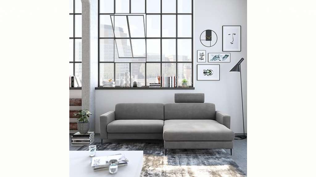 GALLERY M Ecksofa »Dina«, inklusive einer Multifunktionskopfstütze