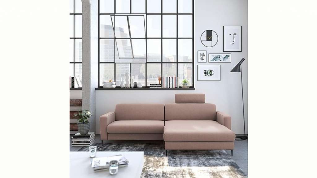 GALLERY M Ecksofa »Dina«, inklusive einer Multifunktionskopfstütze