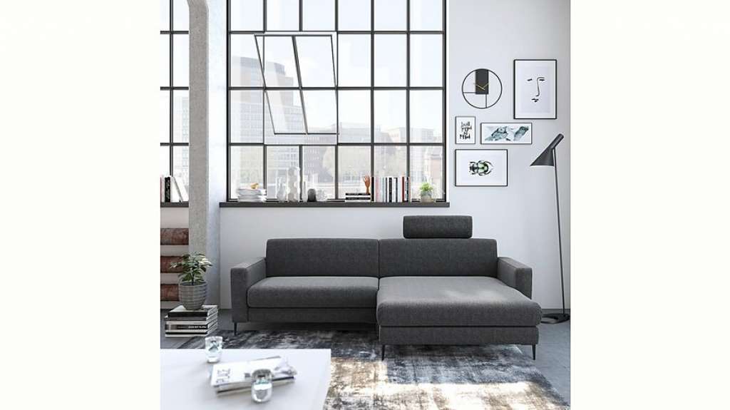 GALLERY M Ecksofa »Dina«, inklusive einer Multifunktionskopfstütze