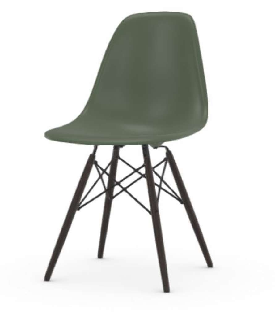Vitra - DSW Eames Plastic Sidechair - weiß - sitzhöhe 43 cm - indoor