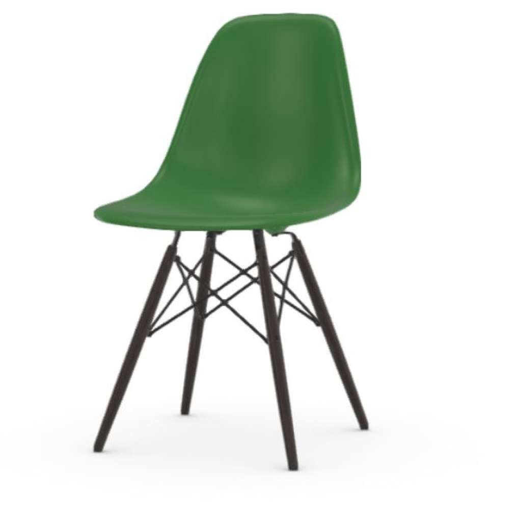 Vitra - DSW Eames Plastic Sidechair - crème - sitzhöhe 43 cm - indoor
