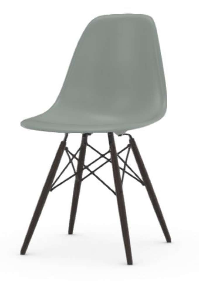 Vitra - DSW Eames Plastic Sidechair - marineblau - sitzhöhe 43 cm - indoor