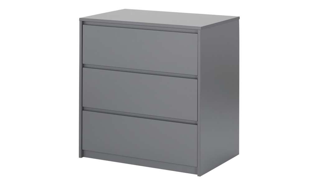 smart Kommode  Ben ¦ grau ¦ Maße (cm): B: 70,6 H: 75,5 T: 48 Kommoden & Sideboards > Kommoden - Höffner