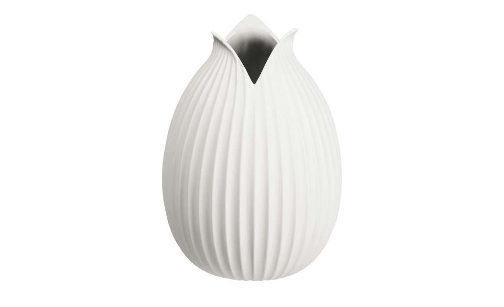 ASA SELECTION Vase  Yoko ¦ weiß ¦ Porzellan ¦ Maße (cm): H: 22 Ø: 15 Dekoration > Vasen - Höffner